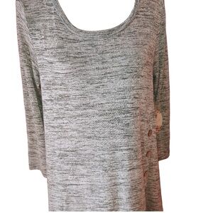 NWT Misia Tunic Sweater Gray Top M